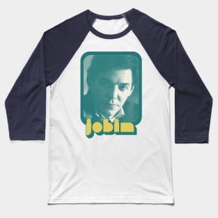 Tom Jobim /// Retro Style Fan Art Design Baseball T-Shirt